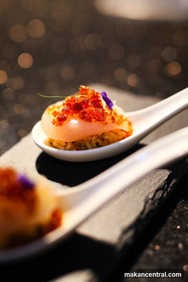 Gourmet Appetizer on Spoon