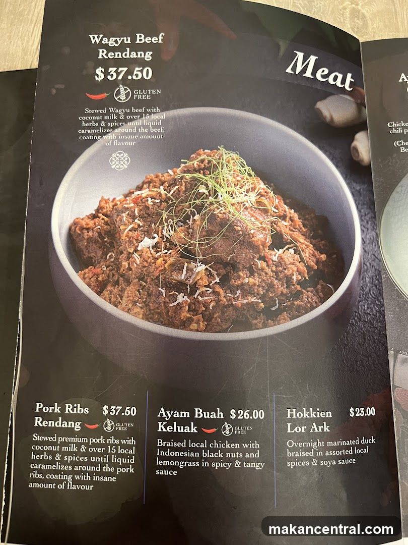 Meat Menu