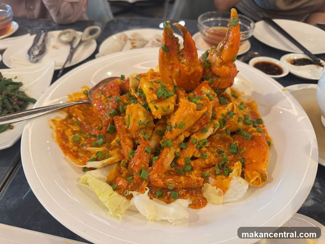 Crab dish with sauce