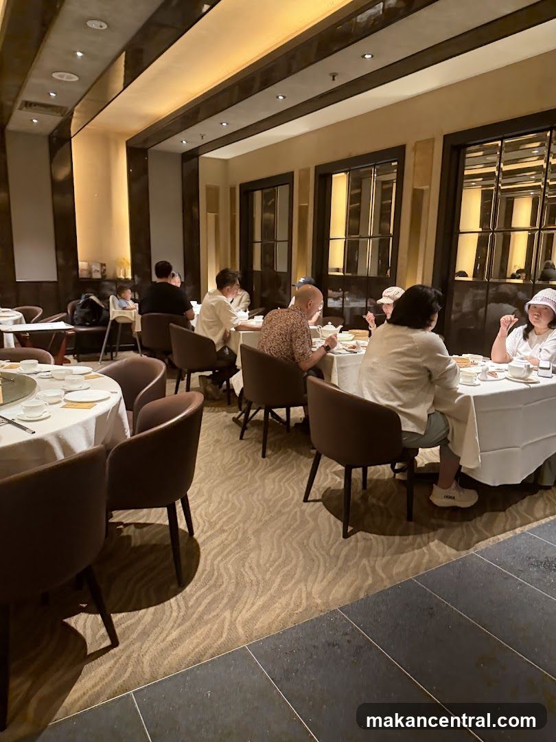 Restaurant Interior with Diners