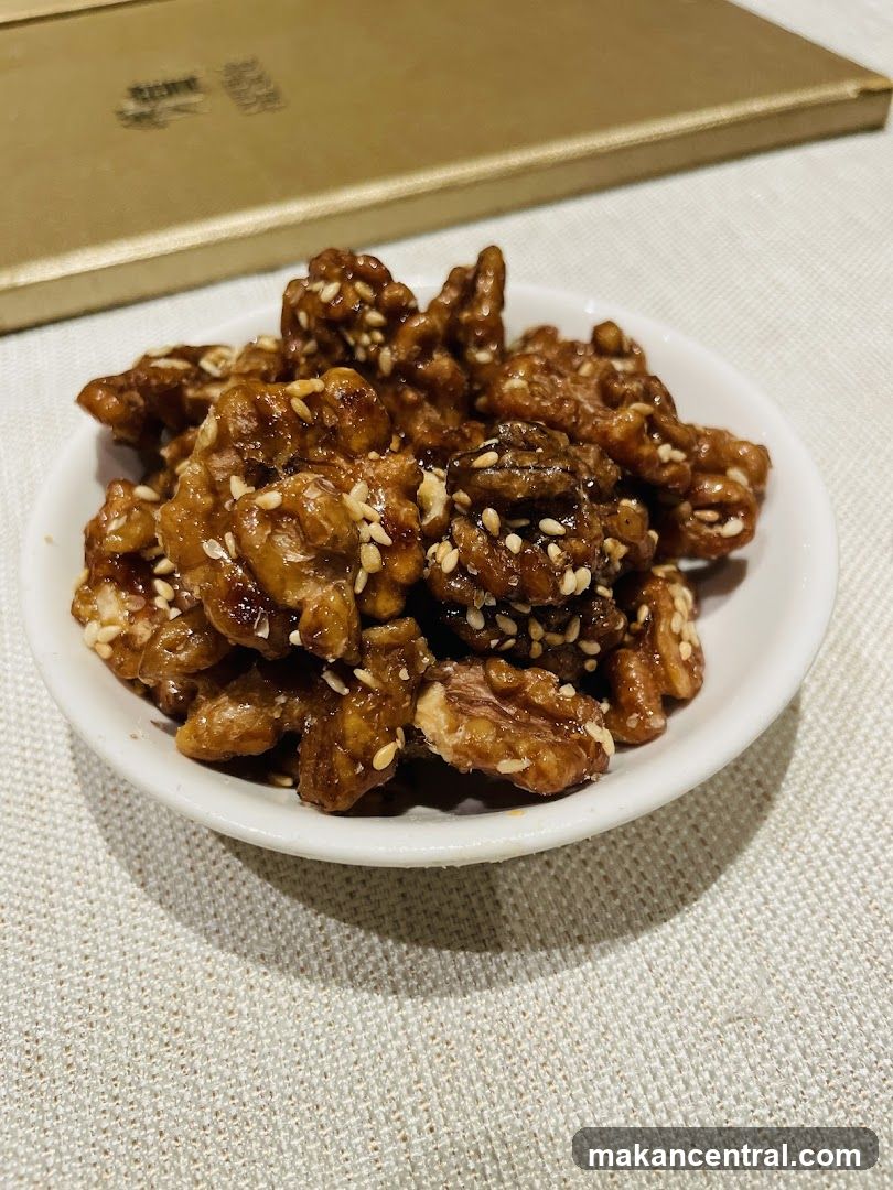 Candied Walnuts with Sesame Seeds