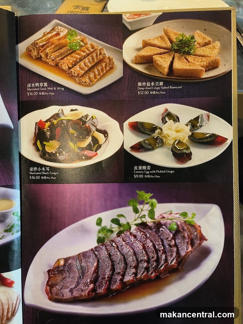 Imperial Food Menu
