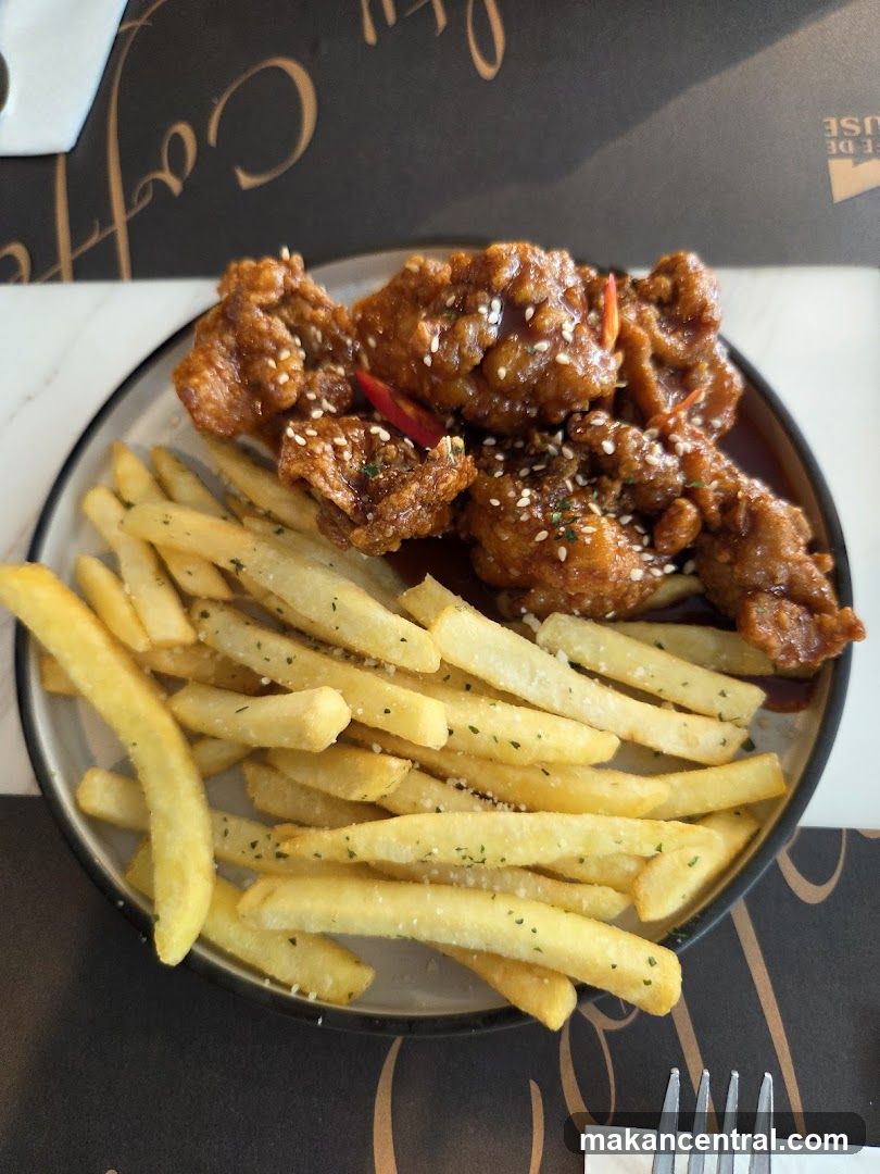 Fried Chicken and Fries