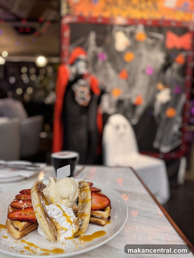 Dessert with Halloween Decorations