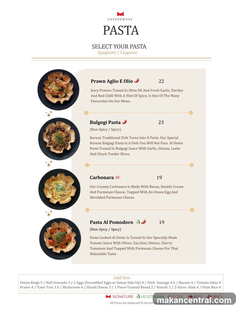 CAFEDEMUSE PASTA