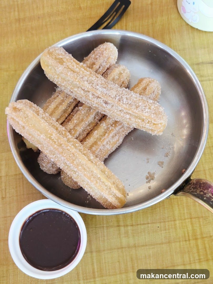 Churros with Chocolate Dip