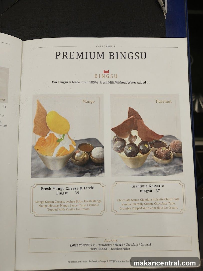 Premium Bingsu at CafeMuse