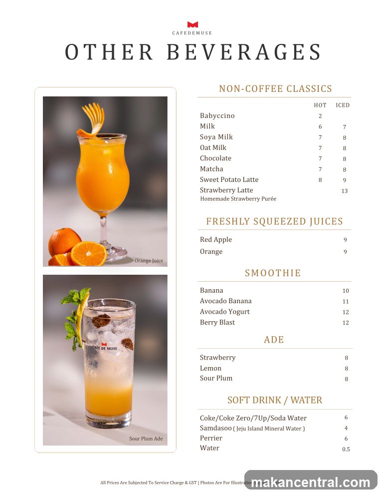 Other Beverages Menu