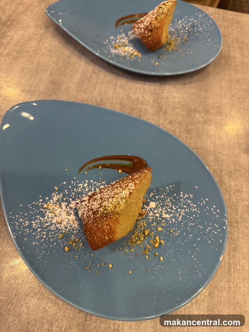 Dessert Plate Presentation