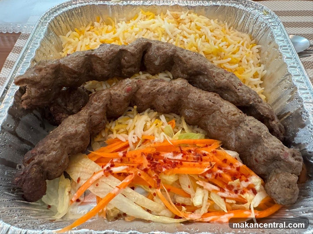 Food in aluminum tray