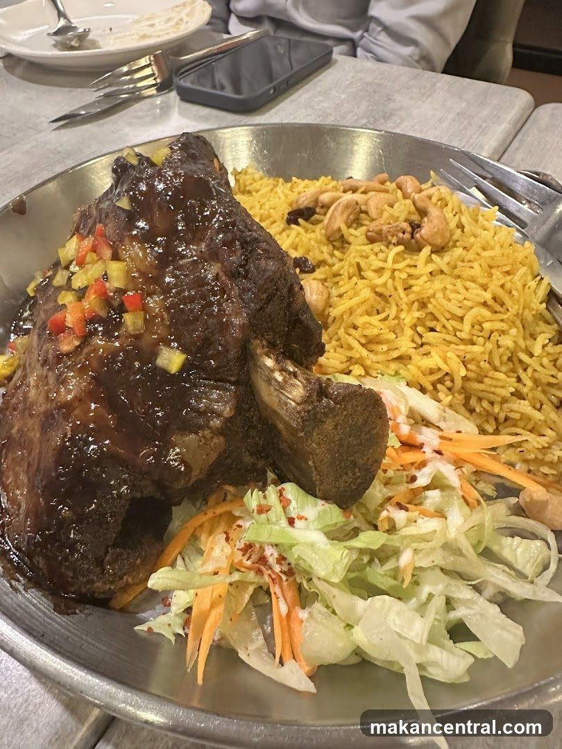 Food Plate in Restaurant Interior