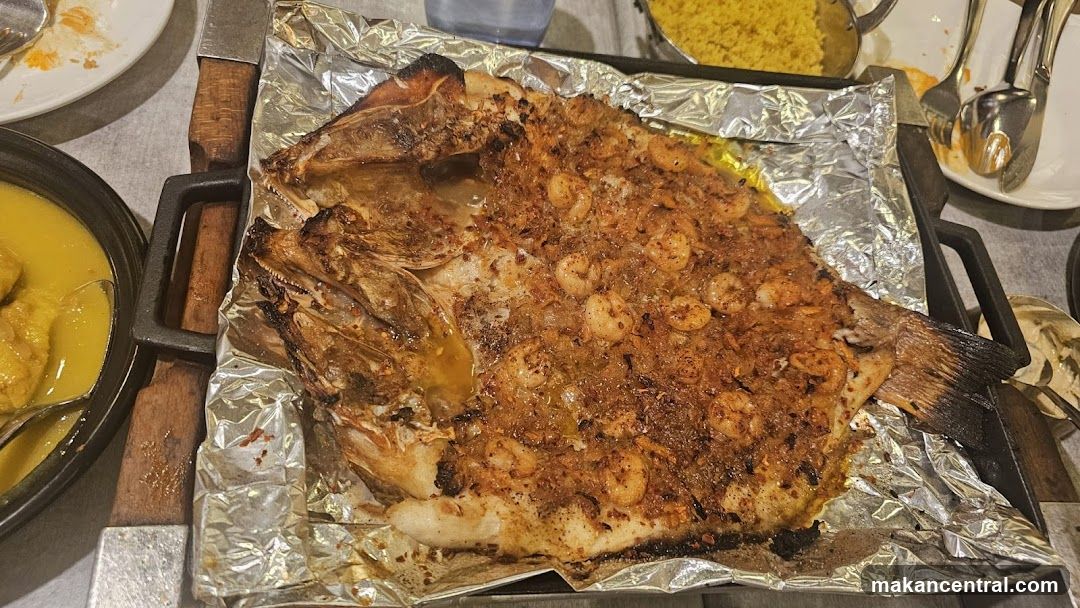 Grilled Fish with Shrimp