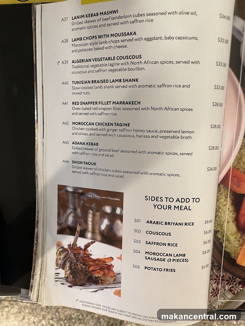 Restaurant Menu