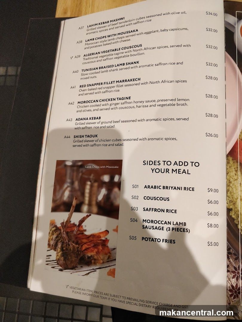 Restaurant Menu