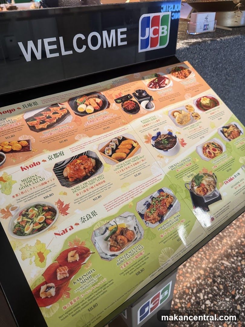 Restaurant Menu Display
