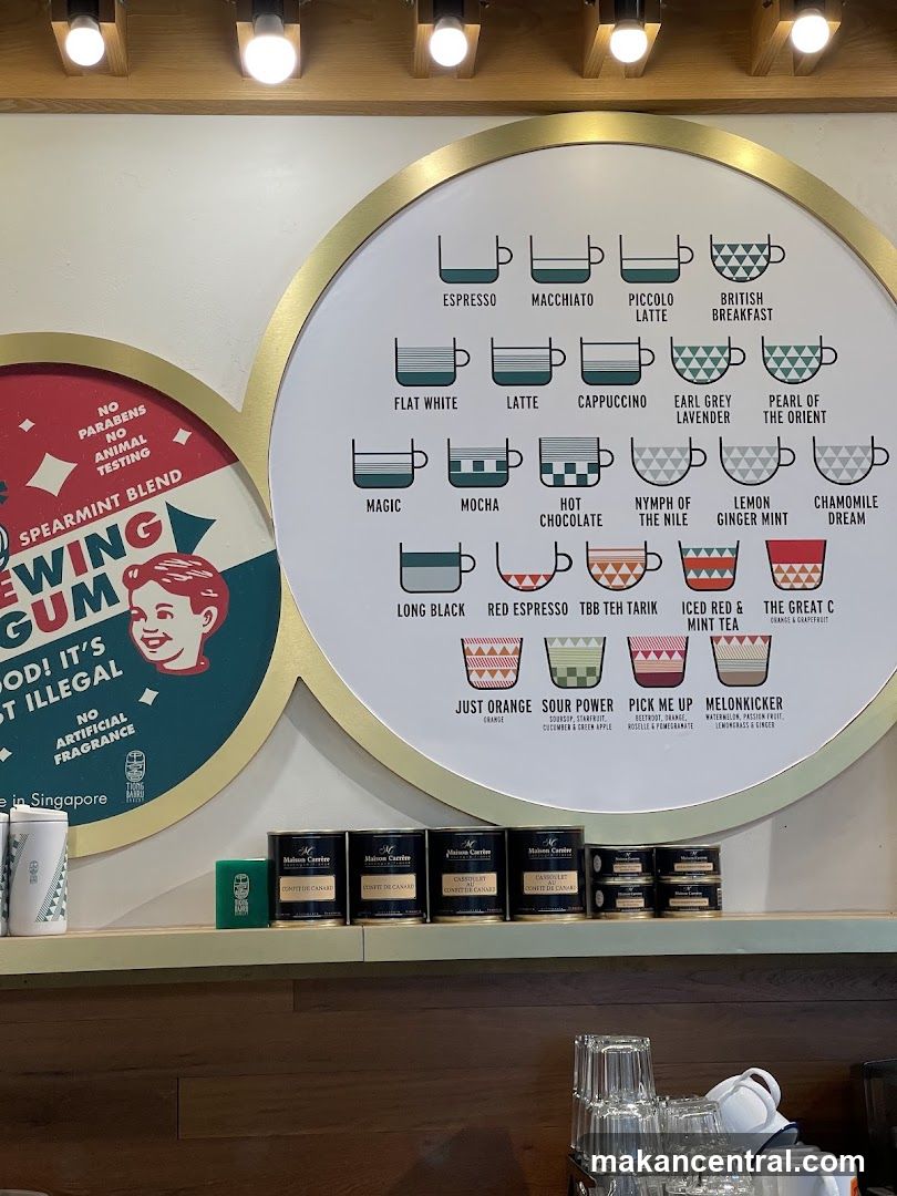 Coffee Shop Interior Wall Display
