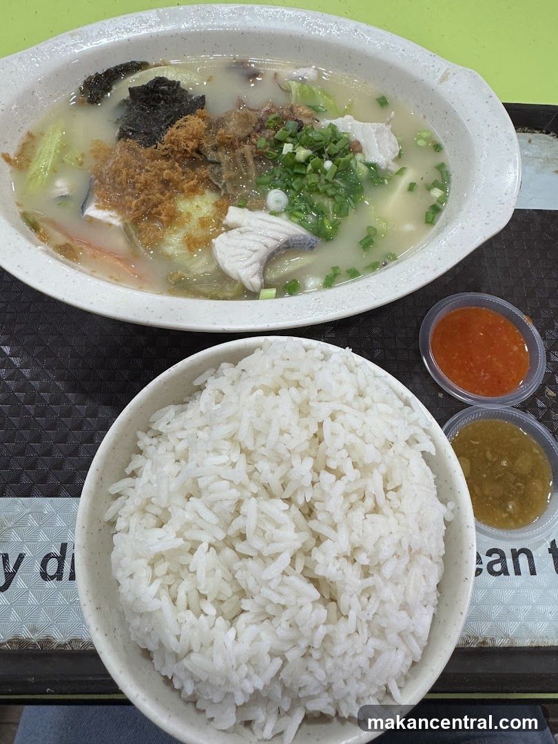 Food served at a eatery