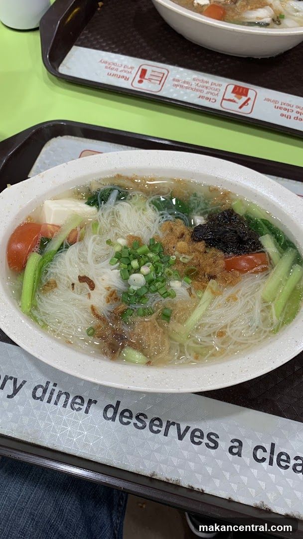 Food in dining area