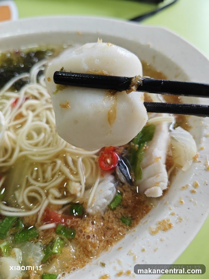 Noodle Dish with Fish Ball