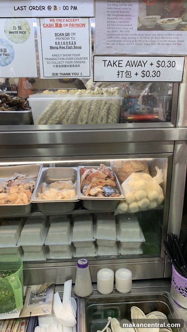 Food stall interior