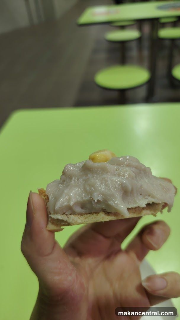 Hand holding food item