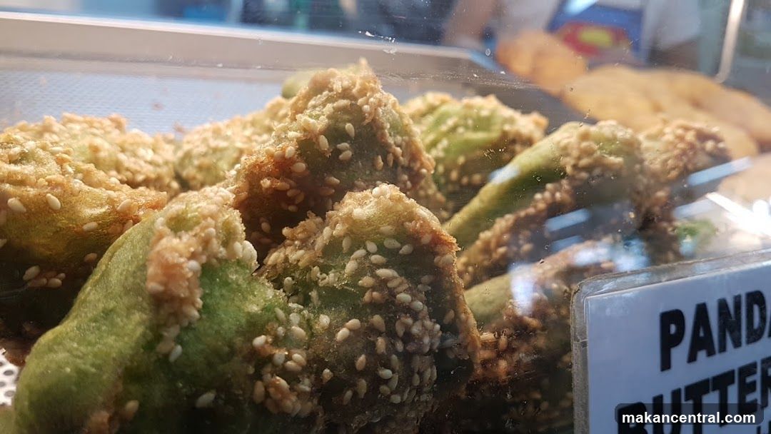 Food Display in Glass Case