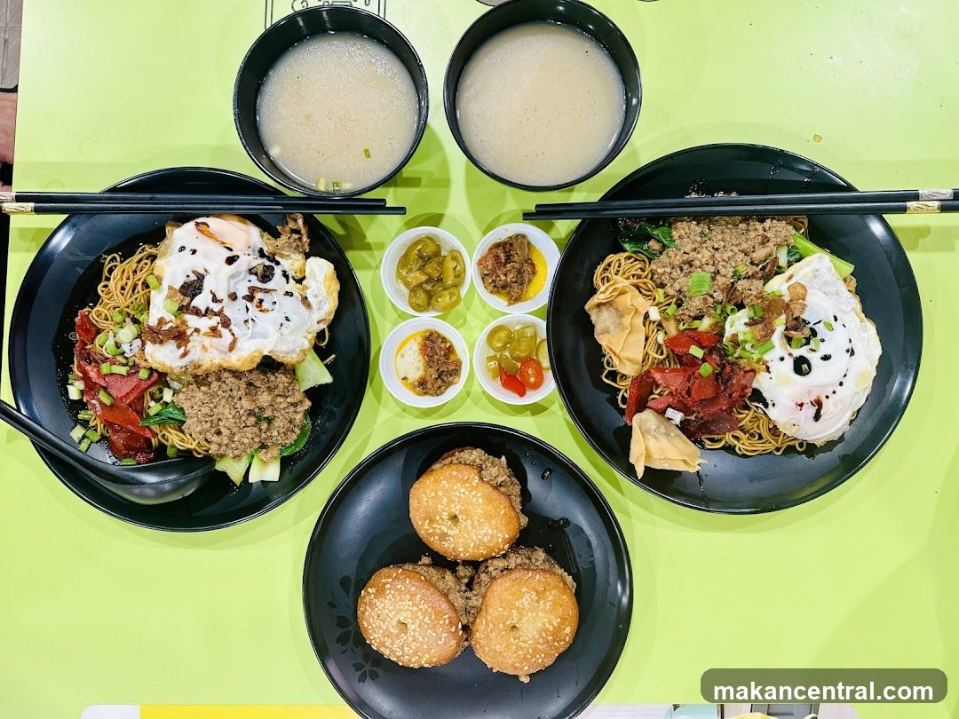 Food Spread on Table