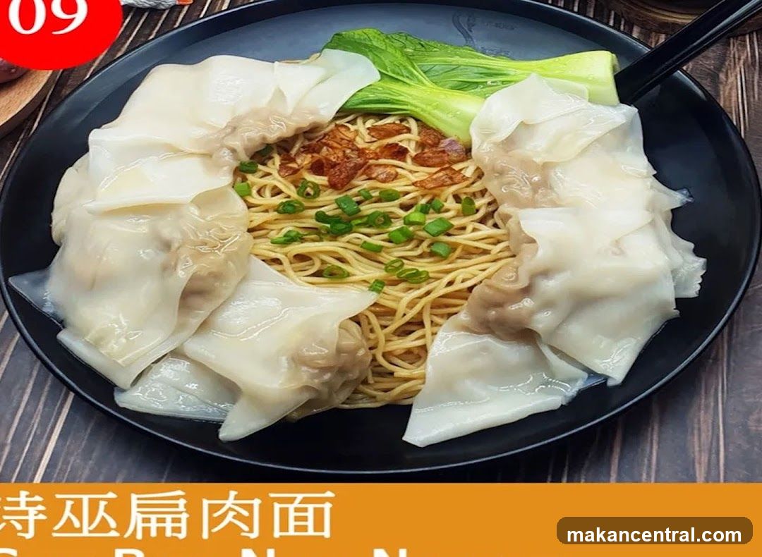 Wonton Noodle Dish