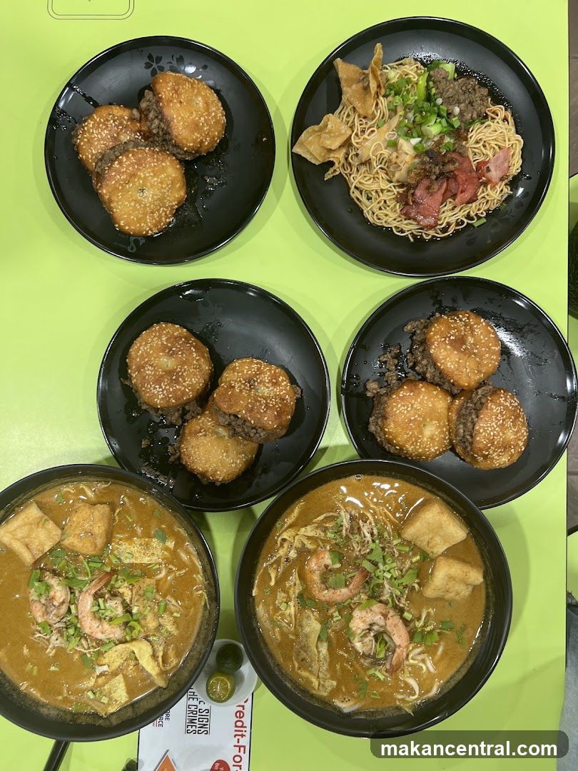 Food Display on Table