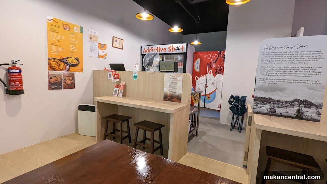 Interior of a food establishment