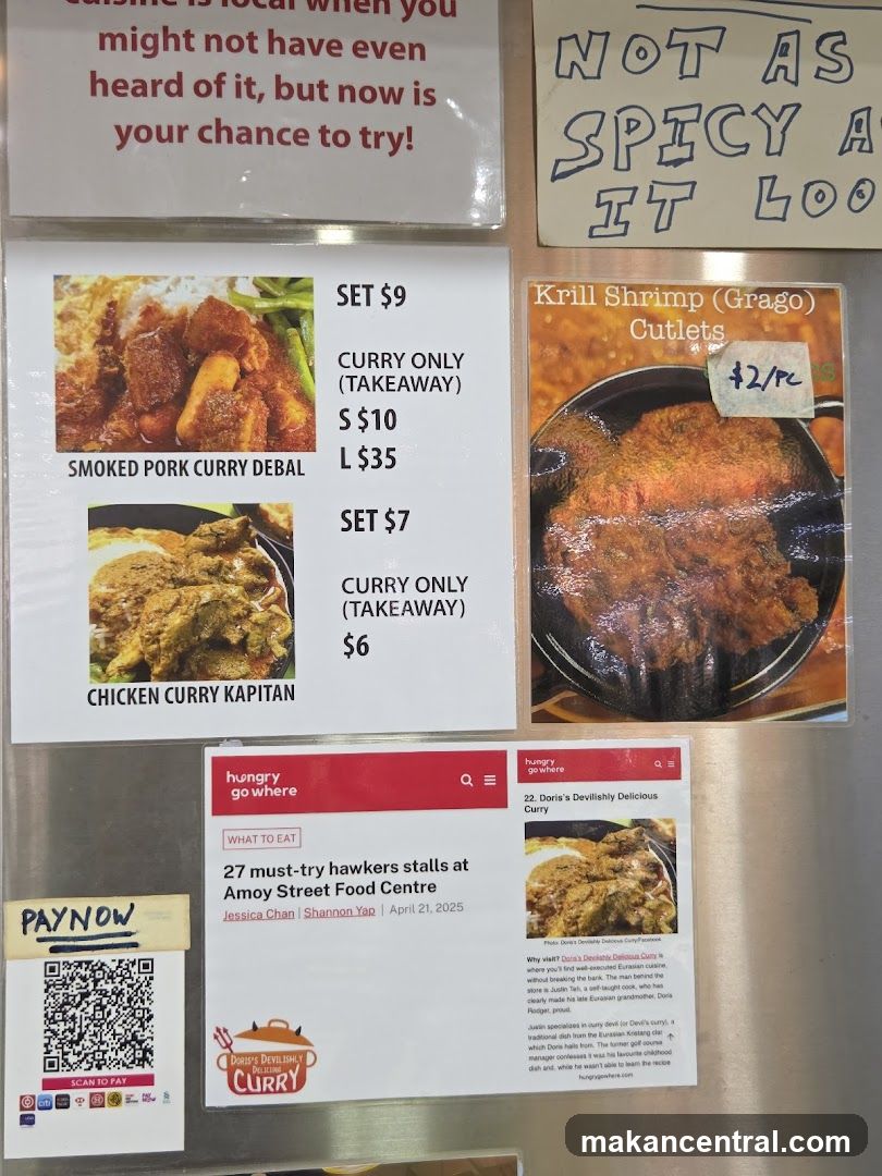Hungry Go Where Article and Menu Board