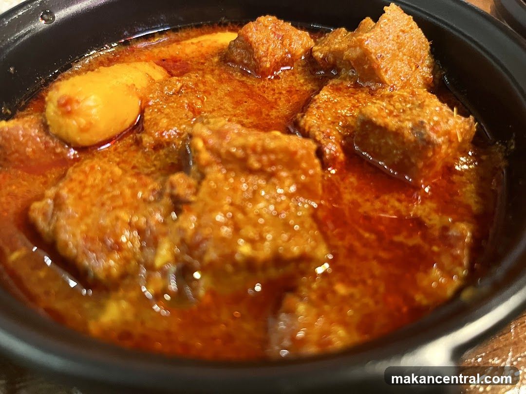 Close-up of curry dish
