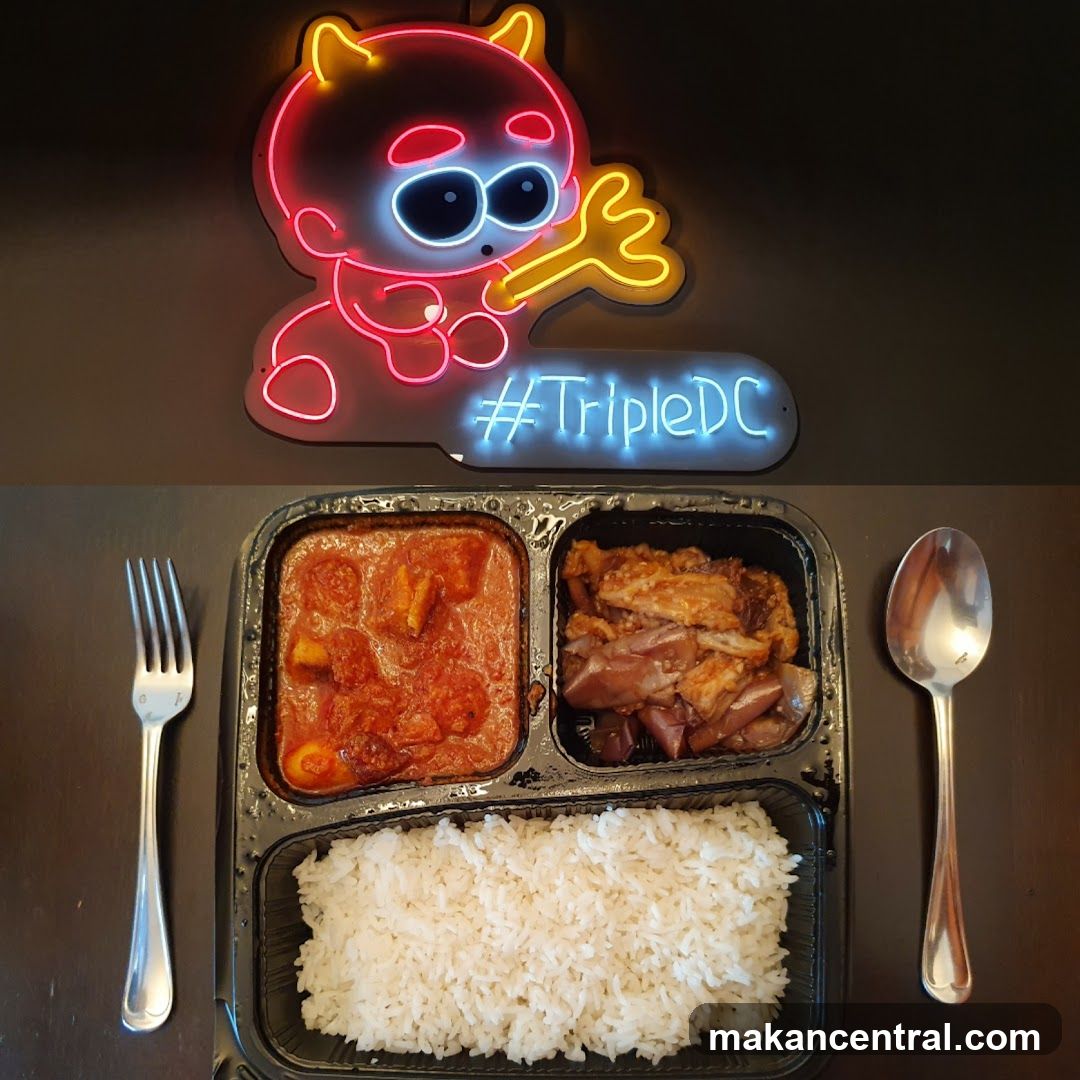 Neon Sign and Meal Box
