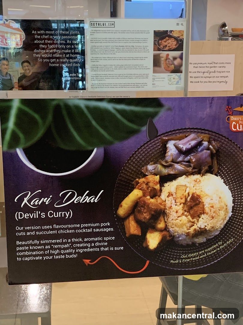 Restaurant Menu Display