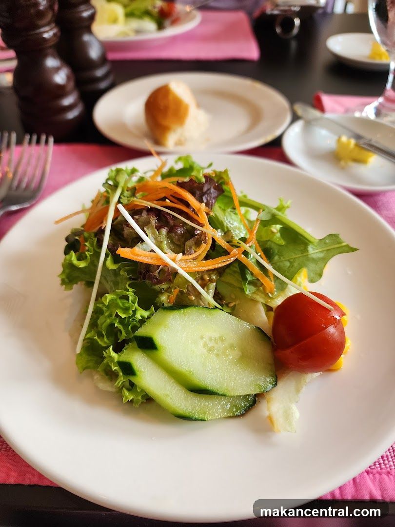 Restaurant Interior Salad Plate
