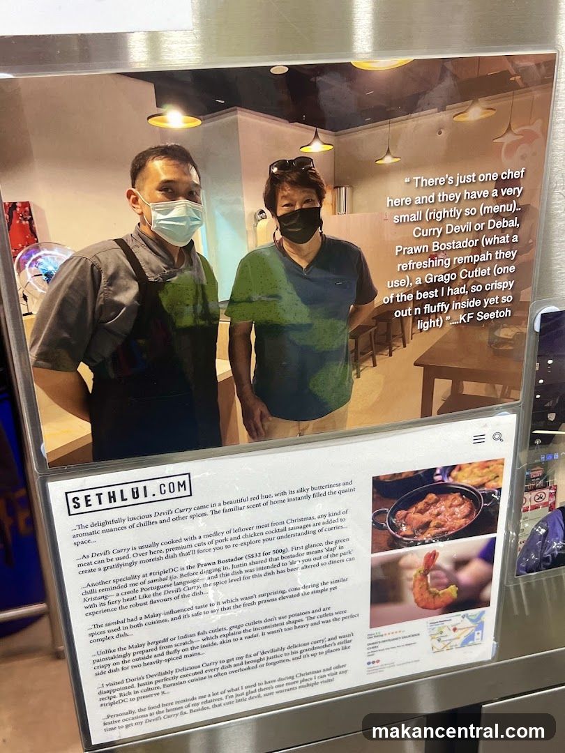 Staff photo with review quote
