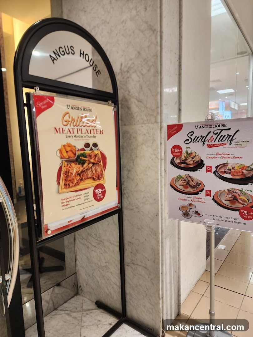 Angus House promotional displays