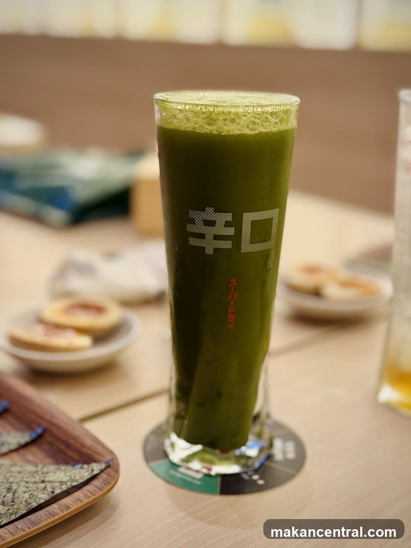 Matcha Beverage at Restaurant