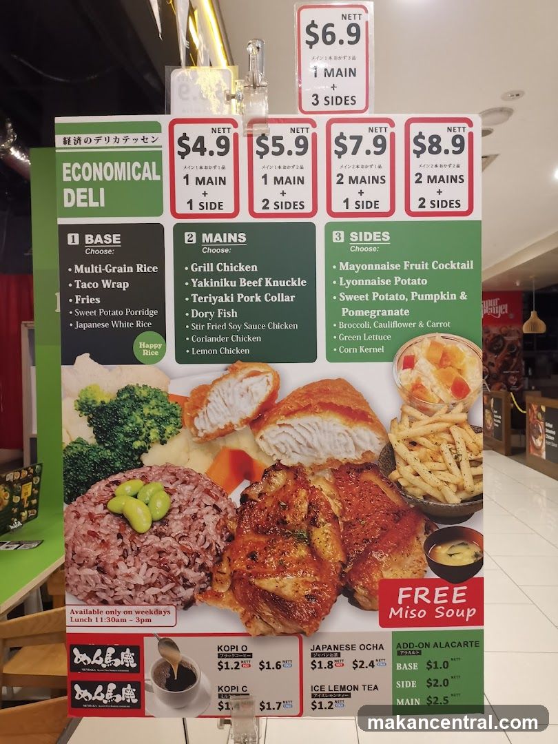 Economical Deli Menu