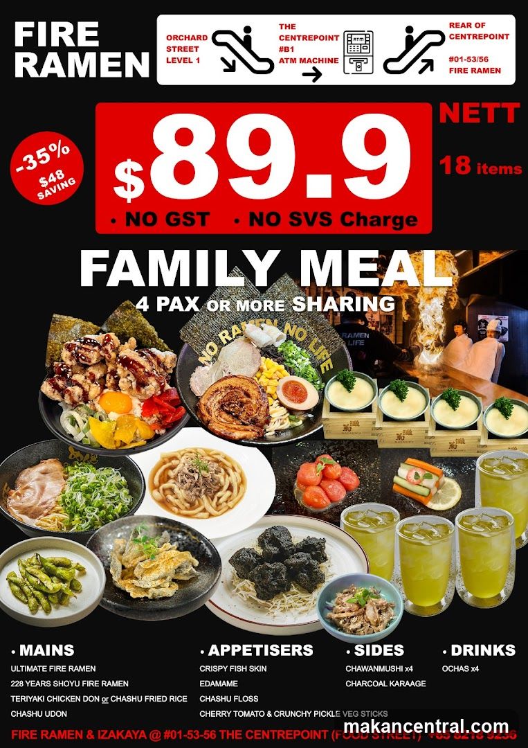 Fire Ramen Family Meal Promotion