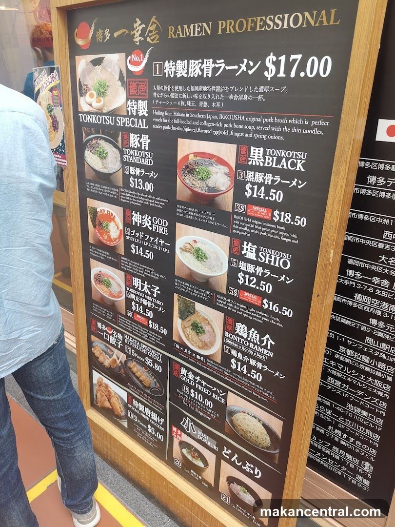 Ramen Professional Menu Board