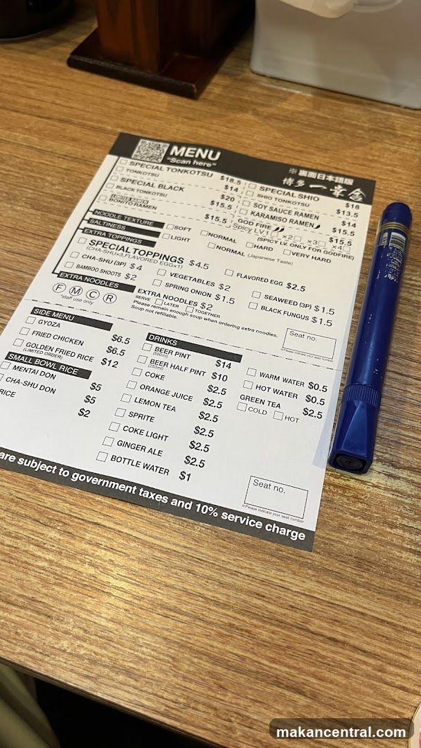 Restaurant Menu