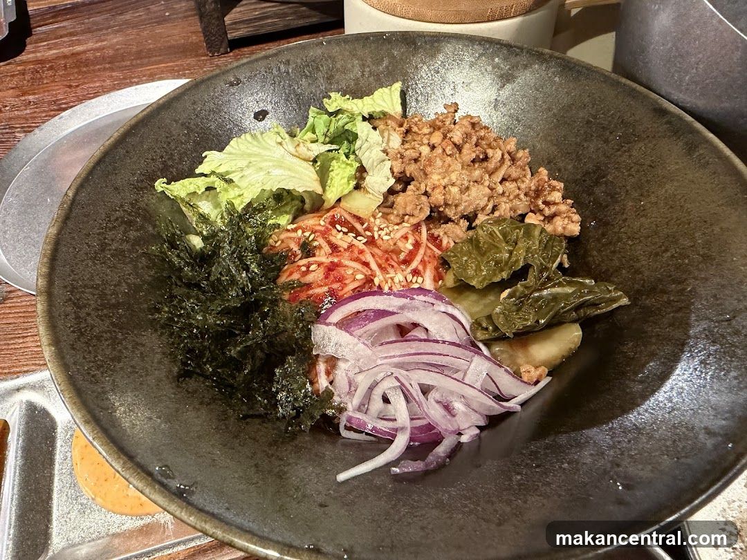 Food in a bowl