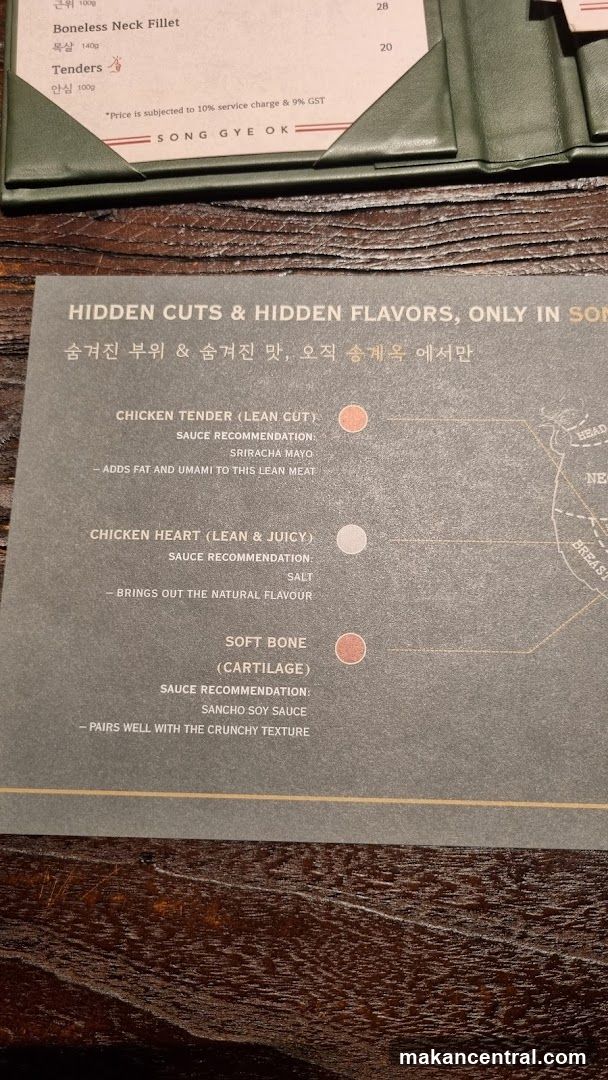 Restaurant Menu Section