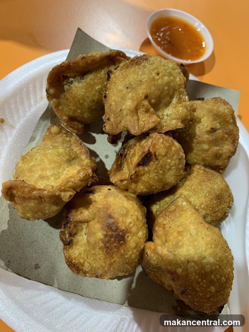 Fried Dumplings with Sauce