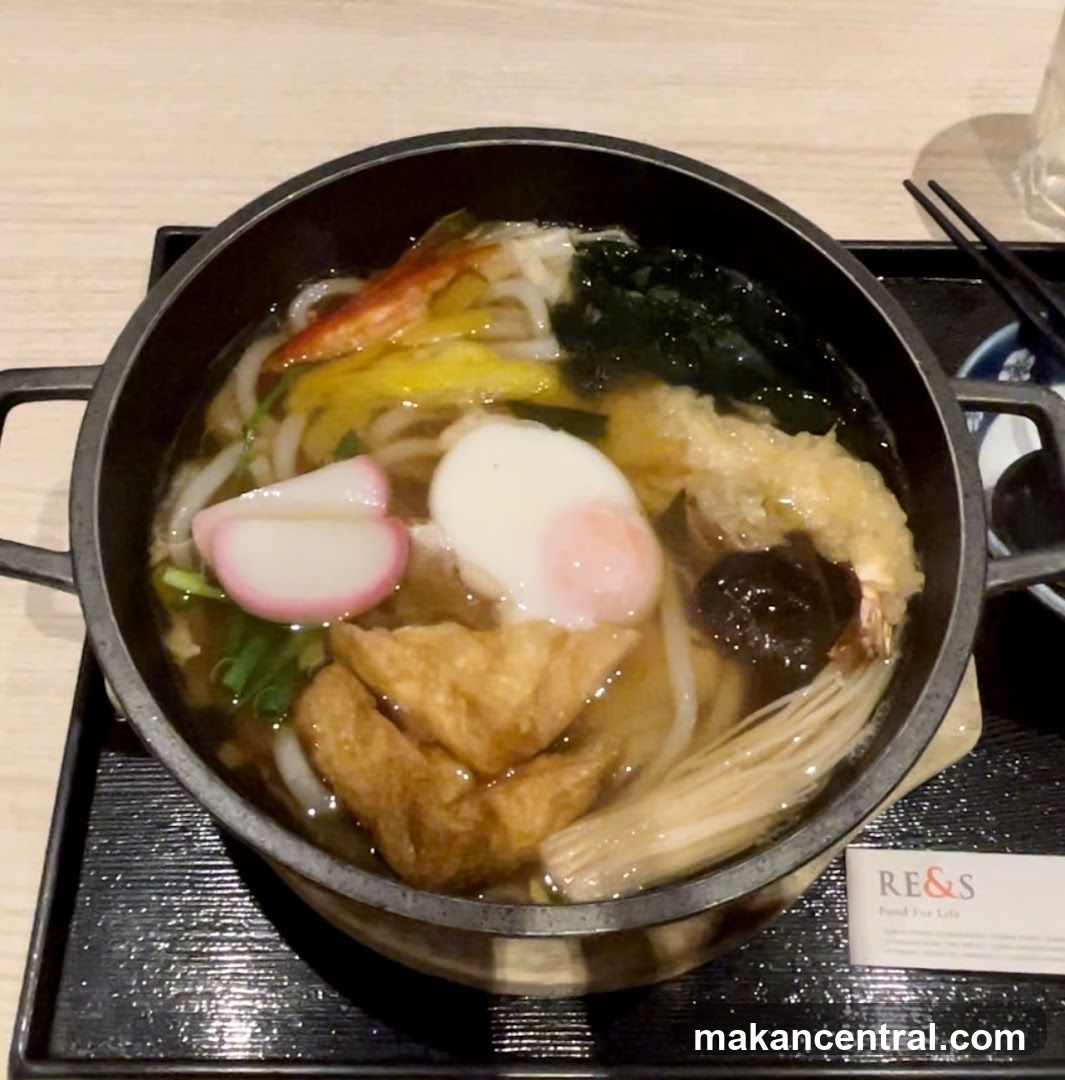 Udon Pot with Ingredients