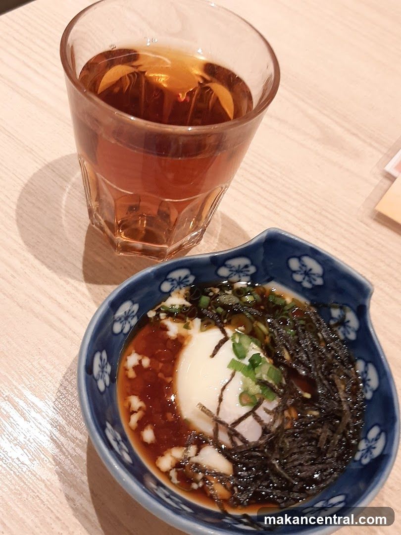Table Setting with Food and Drink