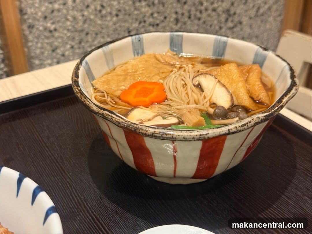 Bowl of Japanese-style noodle soup