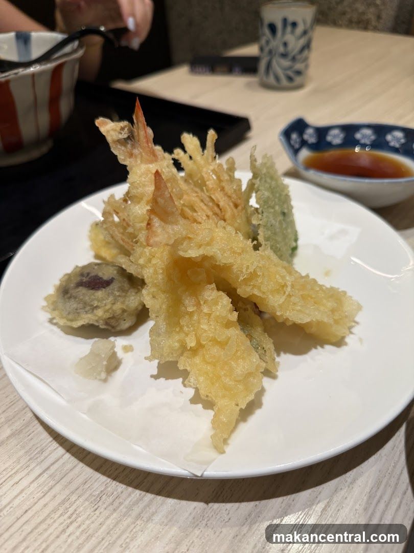 Tempura Dish on Table