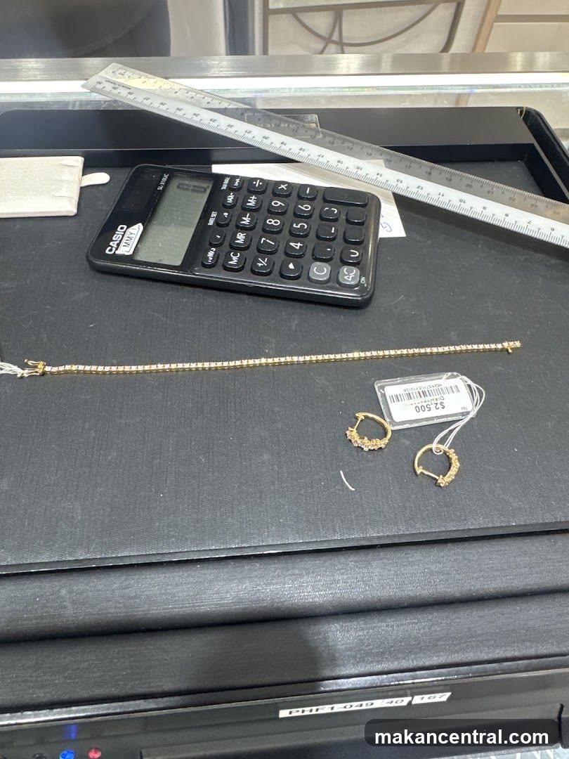 Jewelry Display Counter